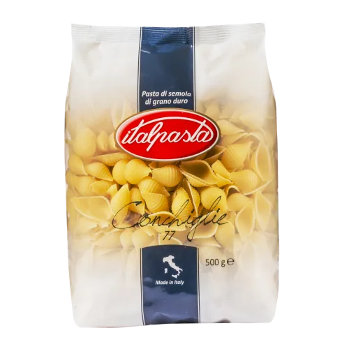 MAKARONI ITALPASTA LIELIE GLIEMEŽVAKI NR.77 500G