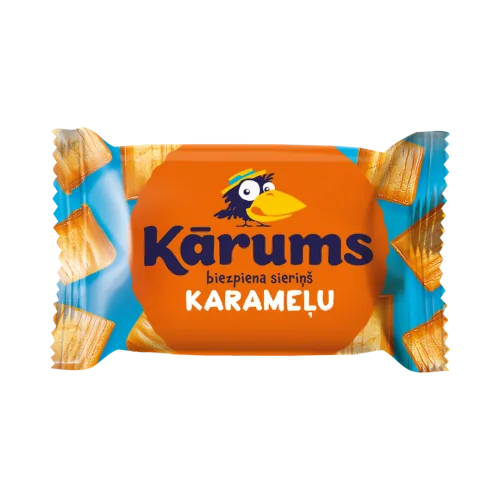 BIEZPIENA SIERIŅŠ KĀRUMS KARAMEĻU GLAZŪRĀ 45G