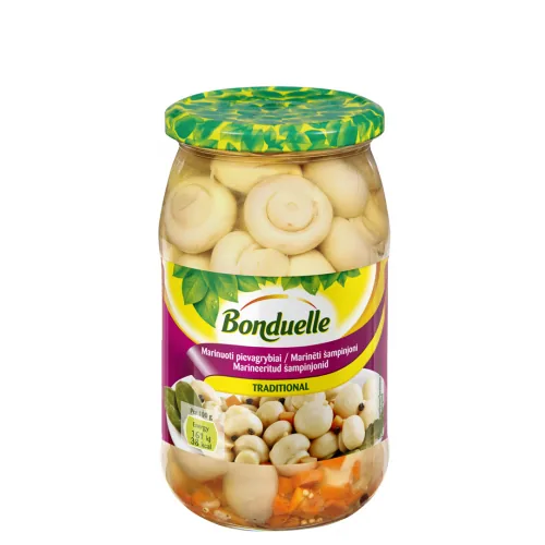 ŠAMPINJONI BONDUELLE MARINĒTI TRADITIONAL 540/290G