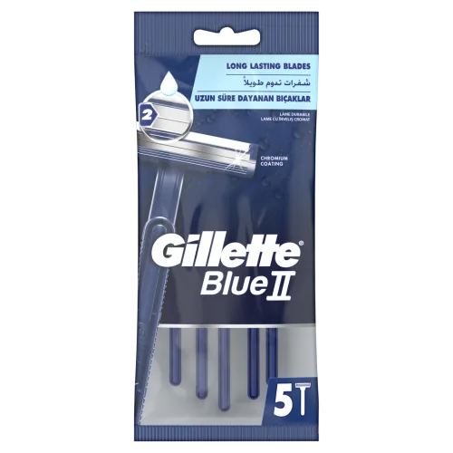 SKUVEKLIS GILLETTE BLUE AR MITR.STRĪPU VIENREIZLIET. 5GB