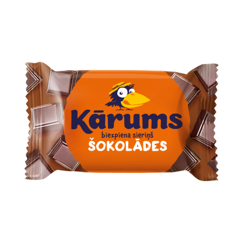 BIEZPIENA SIERIŅŠ KĀRUMS AR ŠOKOLĀDES GABALIŅIEM 45G