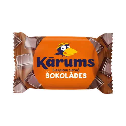 BIEZPIENA SIERIŅŠ KĀRUMS AR ŠOKOLĀDES GABALIŅIEM 45G