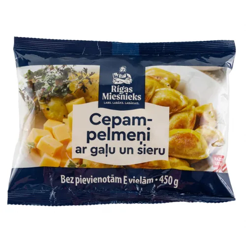 CEPAMPELMEŅI RĪGAS MIESNIEKS AR GAĻU SIERU 450G
