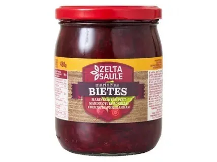 BIETES ZELTA SAULE MARINĒTAS 500ML/300G