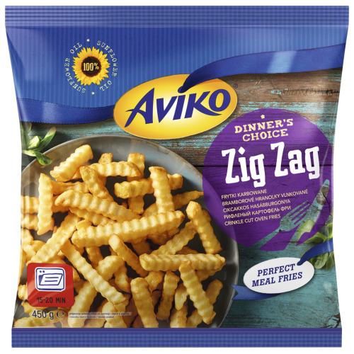 SALD. KARTUPEĻI AVIKO FRĪ ZIG ZAG 450G