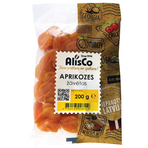 APRIKOZES ALIS CO ŽĀVĒTAS 200G