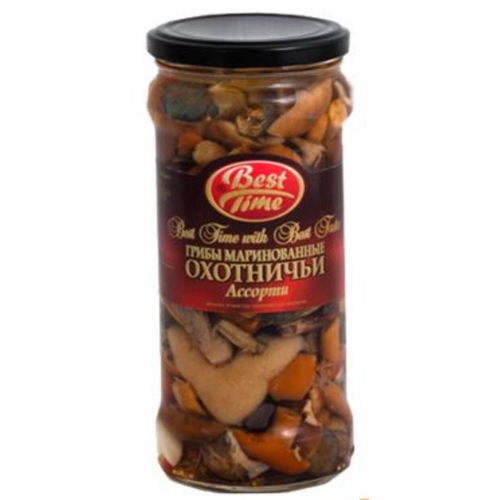 SĒNES BEST TIME OHOTŅIČIJE KONSERVĒTAS 580G