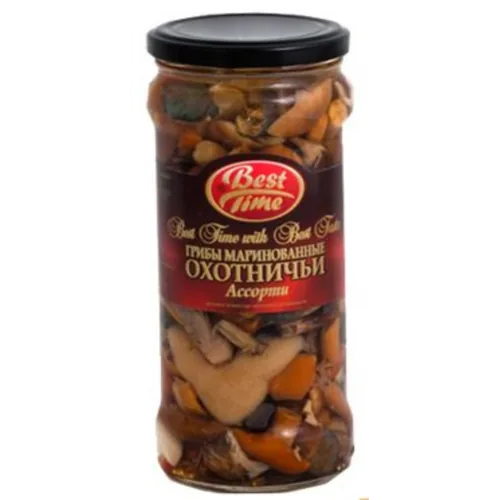 SĒNES BEST TIME OHOTŅIČIJE KONSERVĒTAS 580G
