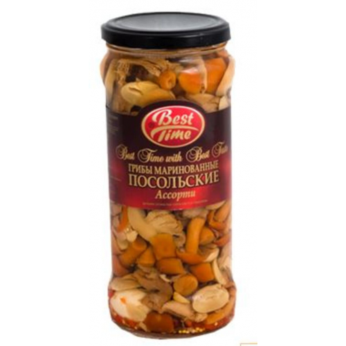 SĒNES BEST TIME POSOĻSKIJE KONSERVĒTAS 580G