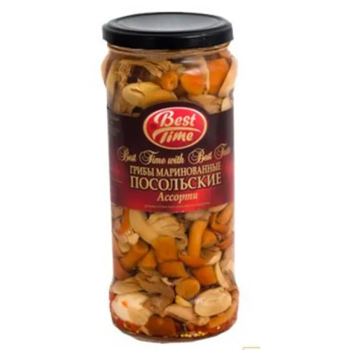 SĒNES BEST TIME POSOĻSKIJE KONSERVĒTAS 580G