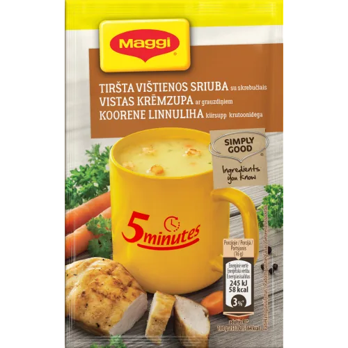 ZUPA VISTAS ZUPA MAGGI AR GRAUZDIŅIEM ŠĶĪSTOŠĀ 16G