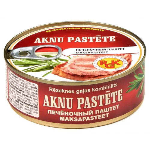 KONSERVI PASTĒTE RGK AKNU 250G
