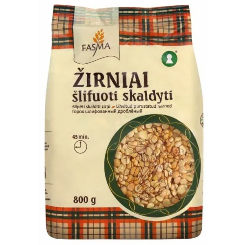 ZIRŅI FASMA ŠĶELTIE 800G