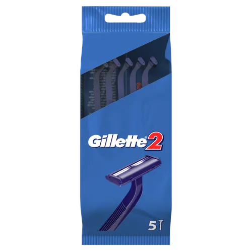 SKUVEKLIS GILLETTE DISPOSABLE RAZORS 2 VIENREIZLIET. 5GB 