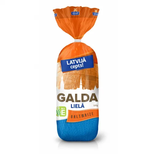 BALTMAIZE GALDA LATVIJAS MAIZNIEKS LIELĀ 500G