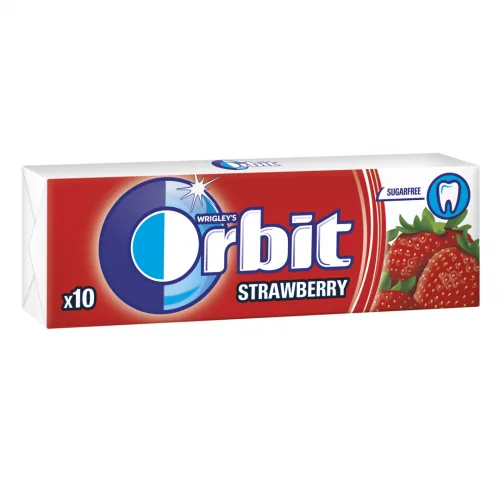 KOŠĻĀJAMĀ GUMIJA ORBIT WILD STRAWBERRY 14G