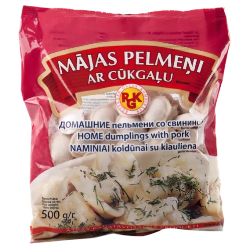 PELMEŅI RGK MĀJAS AR CŪKGAĻU 500G