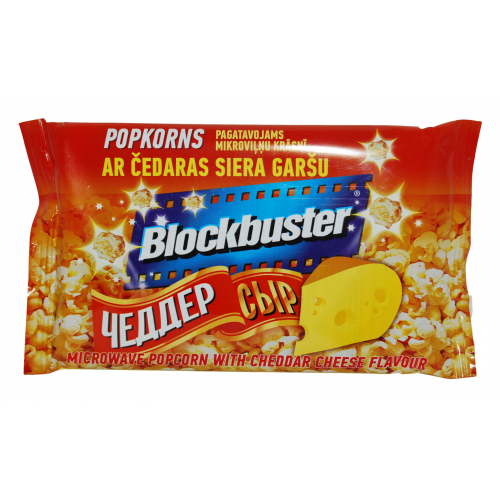POPKORNS BLOCKBUSTER AR ČEDARA SIERA GARŠU 99G