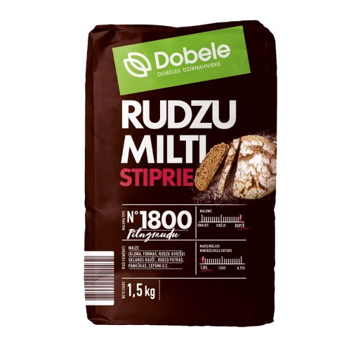 MILTI DOBELE RUDZU STIPRIE 1.5KG