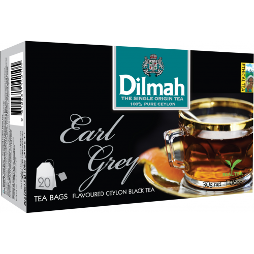 TĒJA MELNĀ DILMAH EARL GREY 1.5GX20