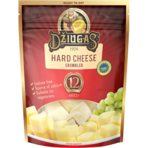 SIERS DŽIUGAS DELICATE DRUPINĀTS 40% 12.MĒN.100G