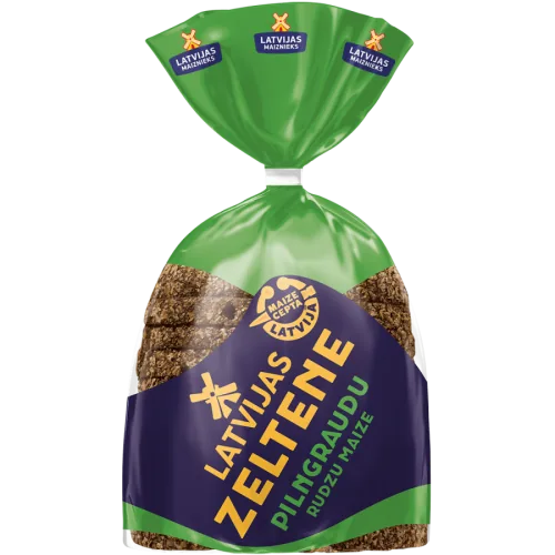LATVIJAS ZELTENE PILNGRAUDU RUDZU MAIZE 390G