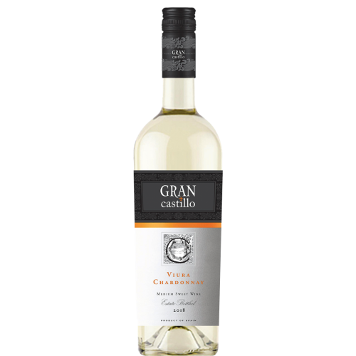 VĪNS B. GRAN CASTILLO VIURA-CHARDONNAY 11.5% PUSSALDS 0.75L