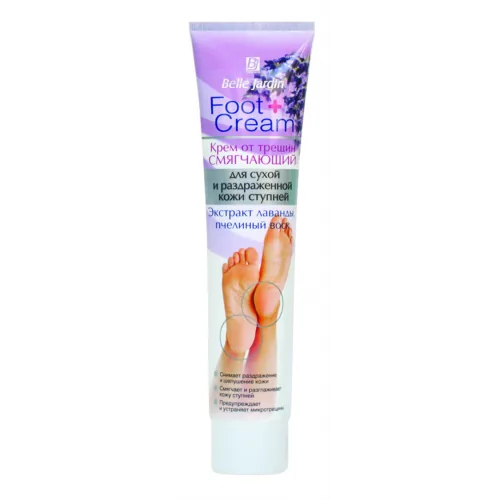 KRĒMS BELLE JARDIN MĪKSTINOŠS SASPRĒGĀJUŠĀM PĒDĀM 125ML
