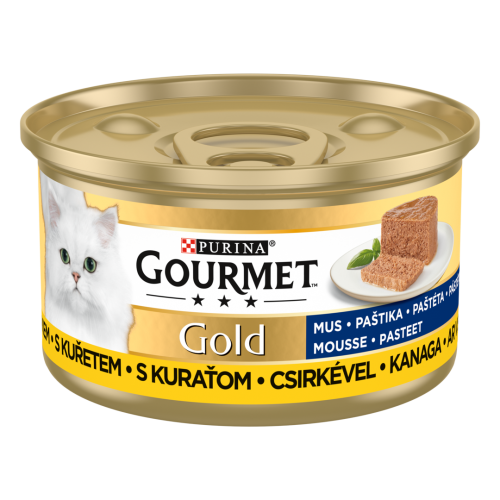BARĪBA KAĶIEM KONS. GOURMET GOLD PASTĒTE VISTAS 85G