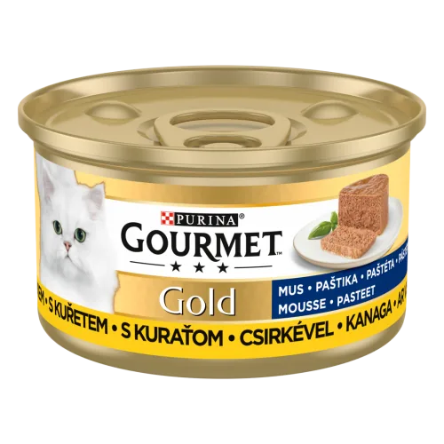 BARĪBA KAĶIEM KONS. GOURMET GOLD PASTĒTE VISTAS 85G
