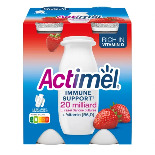 JOGURTA DZĒRIENS ACTIMEL ZEMEŅU 4X100G