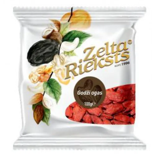 GODŽI OGAS ZELTA RIEKSTS KALTĒTĀS FAS. 100G