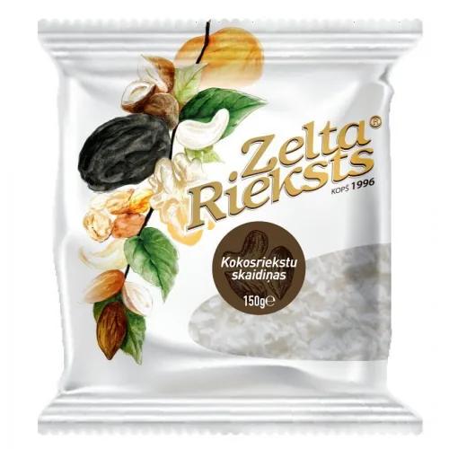 KOKOSRIEKSTU SKAIDIŅAS ZELTA RIEKSTS 150G