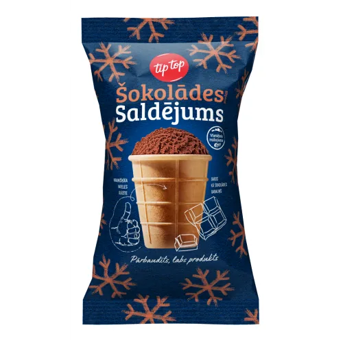 SALDĒJUMS TIP TOP ŠOKOLĀDES VAF.GLĀZĒ 65G
