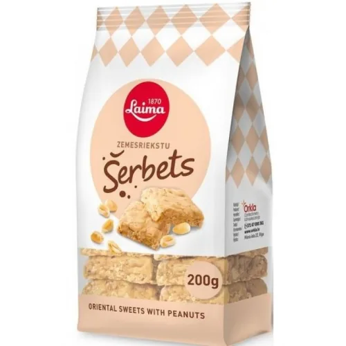 ŠERBETS LAIMA ZEMESRIEKSTU 200G