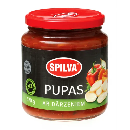 PUPAS SPILVA AR DĀRZEŅIEM 570G