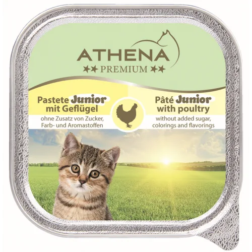 BARĪBA KAĶIEM KONS. ATHENA JUNIOR KAĶĒNIEM 100G