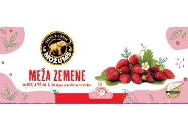 TĒJA AUGĻU MOŽUMS MEŽA ZEMENE 20X1.7G