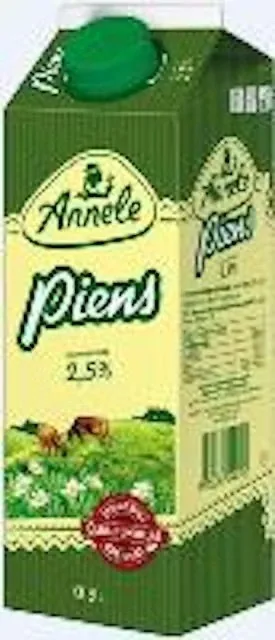 PIENS ANNELE, 2,5%, 0,9L