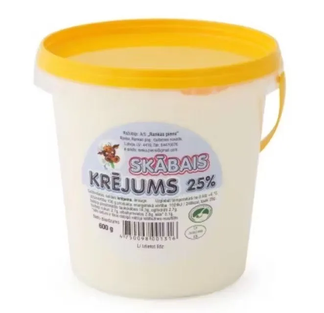 SKĀBAIS KRĒJUMS RANKAS, 25%, 600G