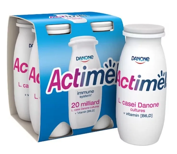 JOGURTA DZĒRIENS ACTIMEL, 4*100 G