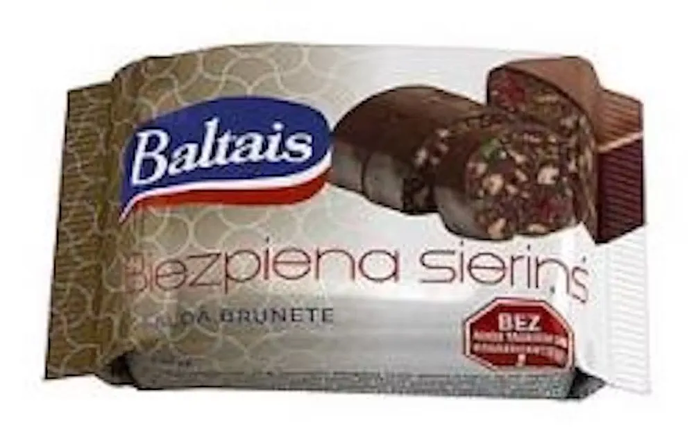 BIEZPIENA SIERIŅŠ BALTAIS SALDĀBRUNETE, 38G