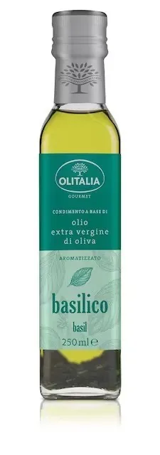 OLĪVEĻĻA EXTRA VIRGIN AR BAZILIKU, OLITALIA 250ML