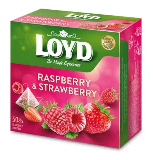 TĒJA LOYD PYRAMIDS AR AVEŅU ZEMEŅU GARŠU 50X2G