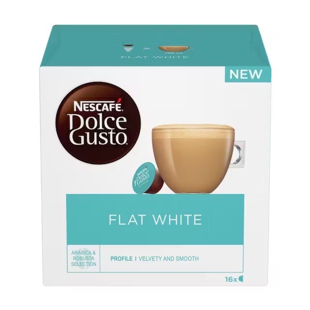 KAFIJAS KAPSULAS DOLCE GUSTO FLAT WHITE 187,2G