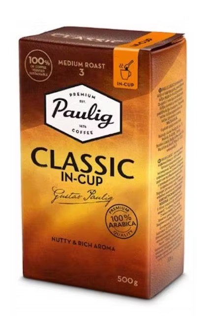 MALTĀ KAFIJA PAULIG CLASSIC IN CUP , 500G
