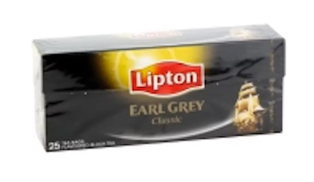 MELNĀ TĒJA LIPTON EARL GREY CLASSIC,25GABX2G