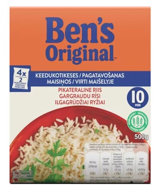 GARGRAUDU RĪSI BEN'S ORIGINAL500G