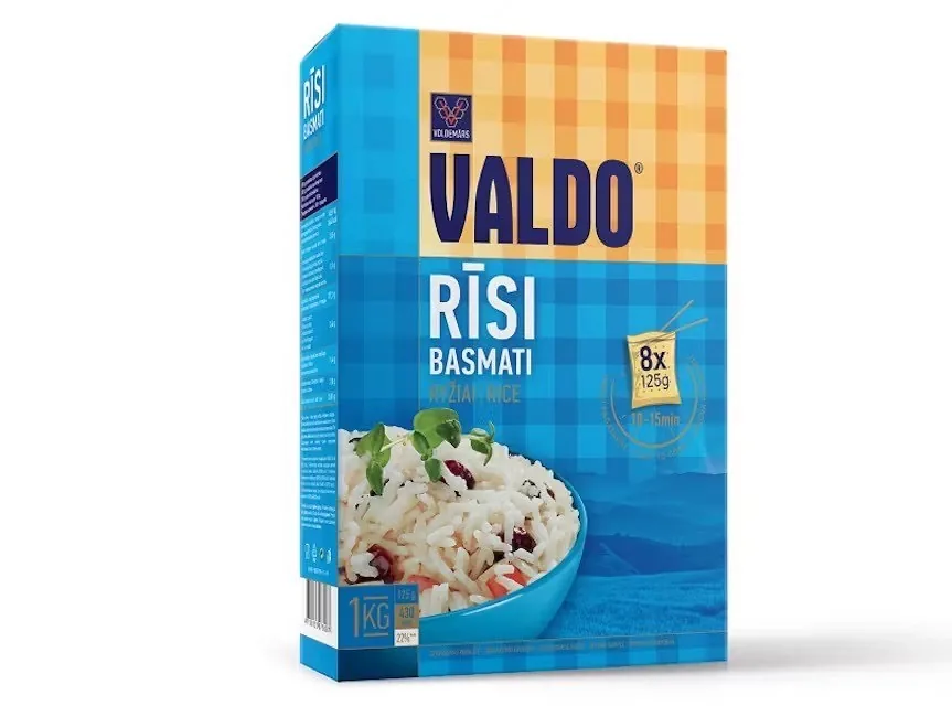 RĪSI BASMATI VALDO, 1KG (8×125G)