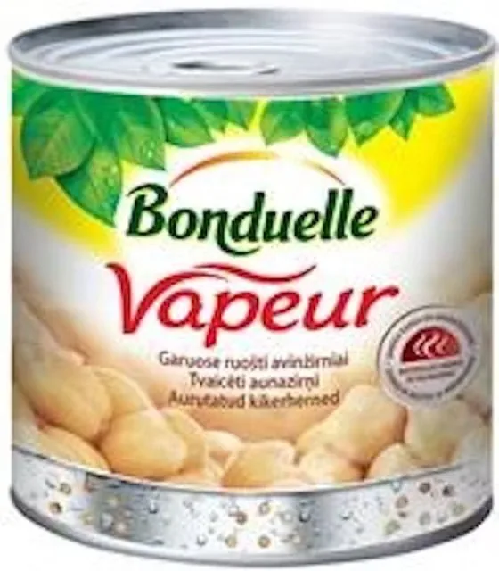 TURKU ZIRNI TVAICĒTI “VAPEUR” BONDUELLE310G/265G